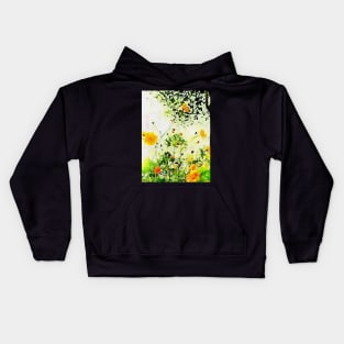 cosmos Flower garden Kids Hoodie